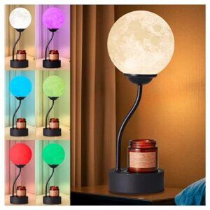 Candle Warmer Lamp Moon Lamp Electric Wax Melt Warmer Timer Aromatherapy Gift